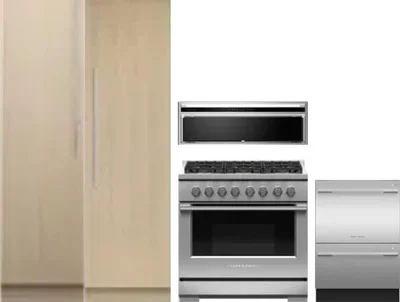 5 Piece Package Includes Refrigerator, Freezer, Range, Hood And Dishwasher